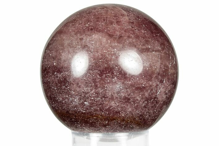 Polished Strawberry Quartz Sphere - Brazil #359858